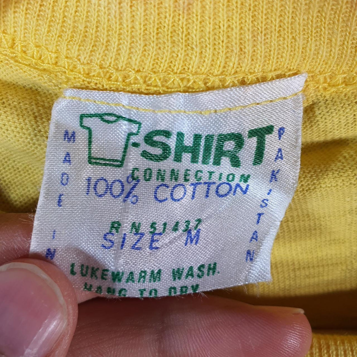 Vintage West Haven 15km Shoreline Run 90s USA Single Stitch T Shirt Men’s Medium Yellow