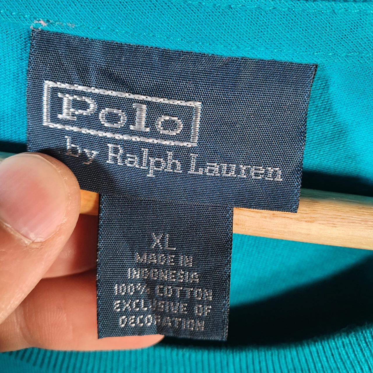 Vintage Ralph Lauren Polo Sport T Shirt Men’s XL Blue  Classic Fit Embroidered Pony C8721