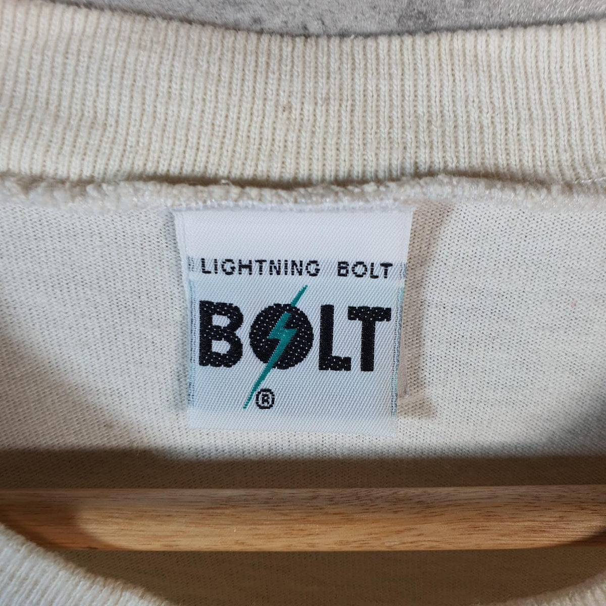 Vintage Lightning Bolt Florida 1993 Sunshine State Single Stitch T Shirt Men’s Large White