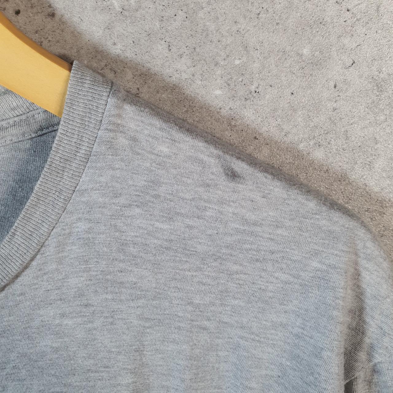 Vintage Ralph Lauren Polo T Shirt Men’s Large Grey Embroidered Pony Classic Fit C9100