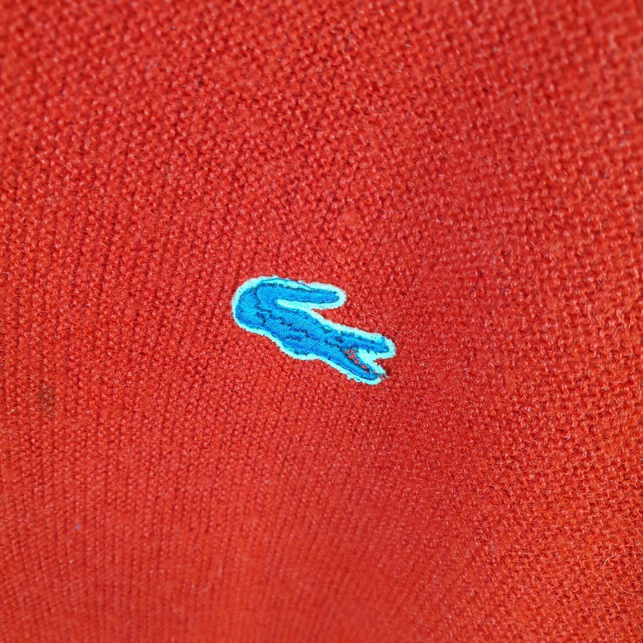 Vintage Izod Lacoste 90s USA Sweatshirt Men’s Large Red Pullover Logo Y2K Jumper