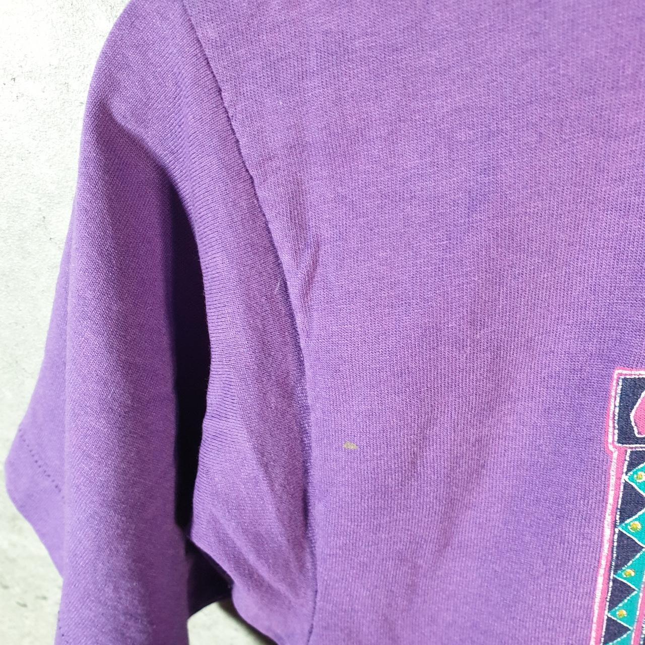 Vintage Best Fruit of the Loom Arizona USA Single Stitch T Shirt Womens Medium Purple 4