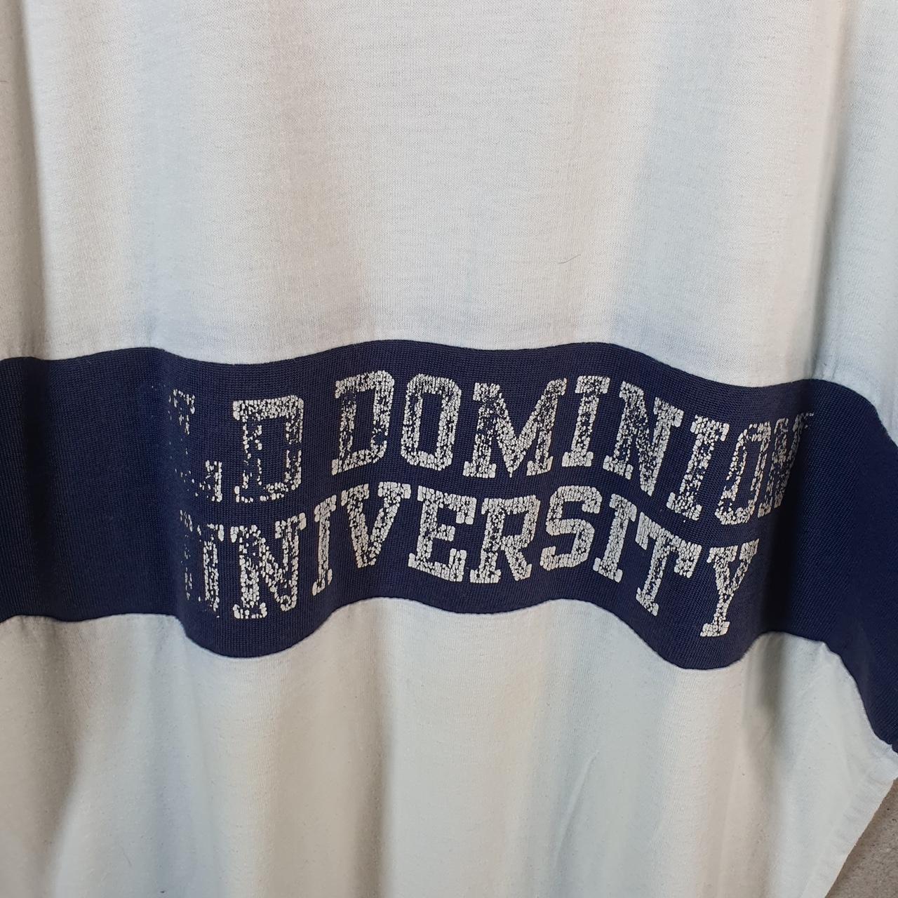 Vintage Velva Sheen Old Dominion University Graphic USA Single Stitch T Shirt Men’s XL White