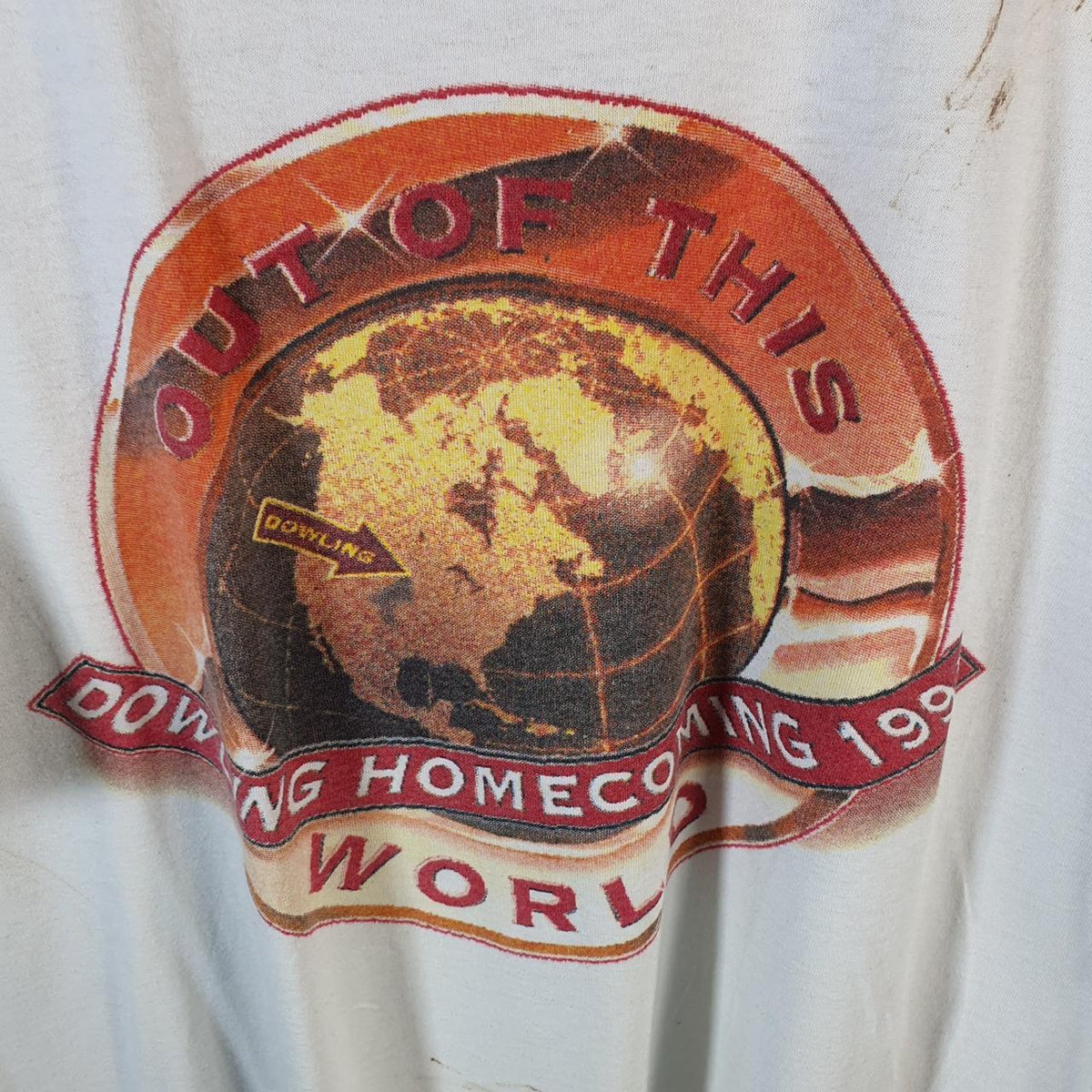 Vintage Screen Stars Best Dowling Homecoming 1994 USA Single Stitch T Shirt Men’s XL White Big Fish Vintage