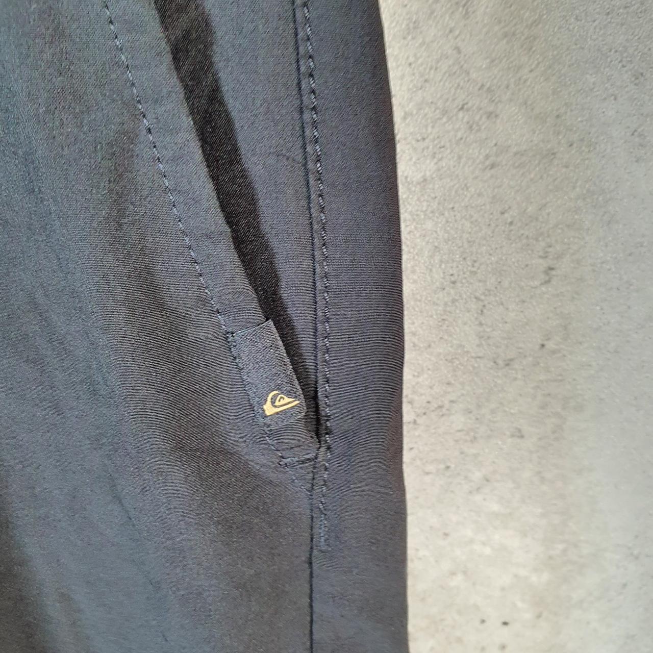 Vintage Quiksilver Amphibian Chino Shorts Jorts Cargo Men’s W28 Black Baggy Cotton A4461