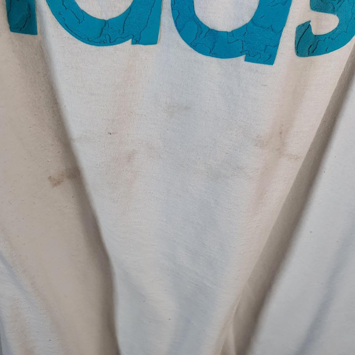 Vintage Adidas Go Tee T Shirt Men’s XL White Three Stripes Logo Athletic C9837