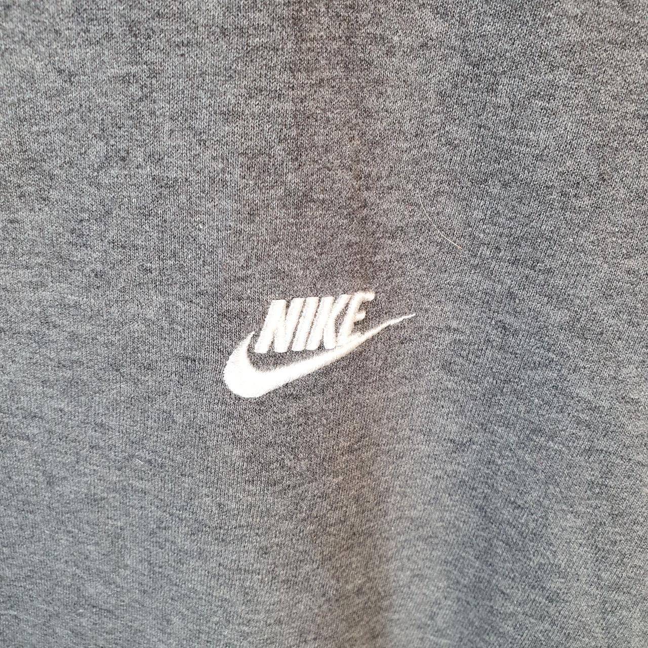 Vintage Nike Club Sweatshirt Mens XL Grey Swoosh Y2K Pullover Logo