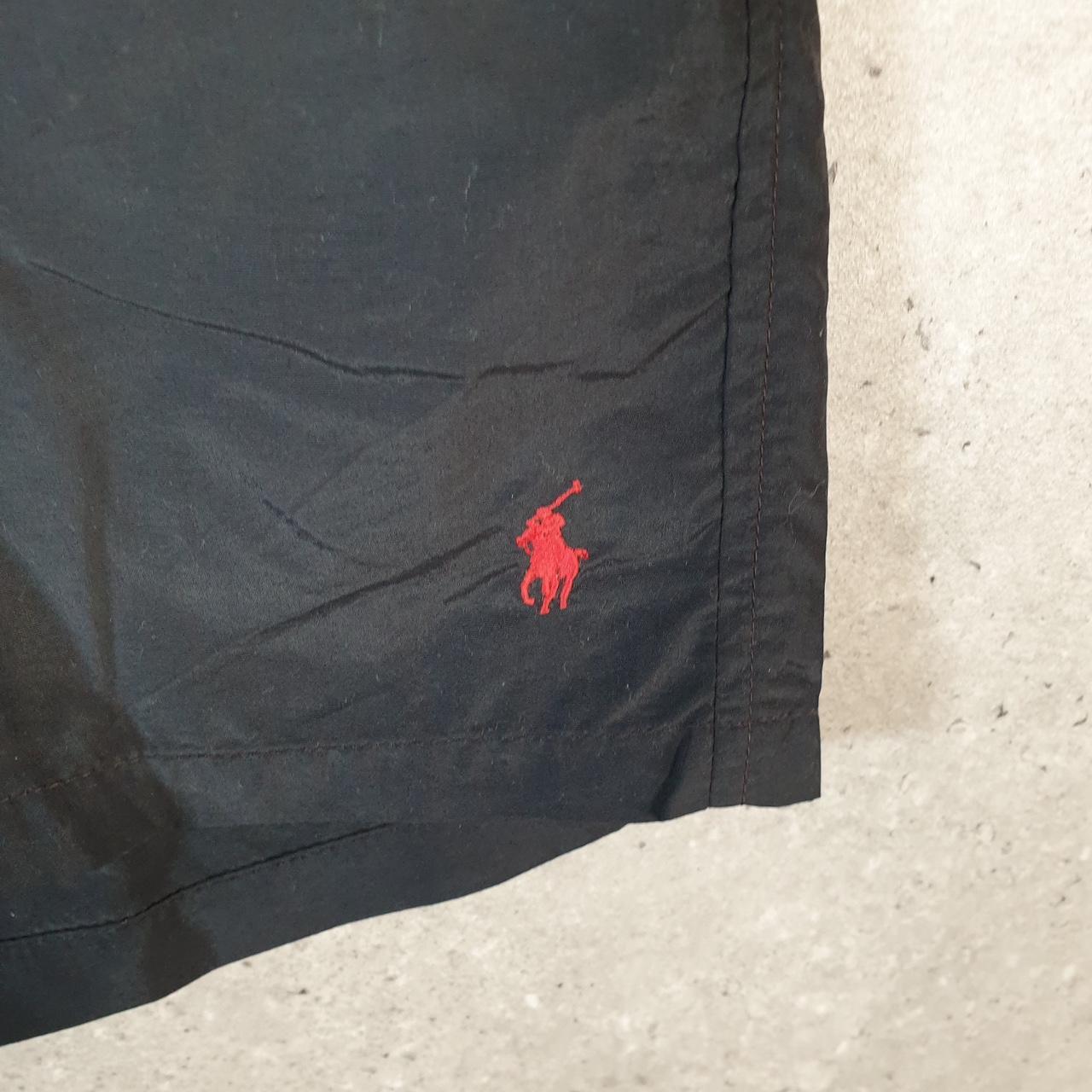 Vintage Ralph Lauren Polo Swim Shorts Swimming Cargo Men’s Medium Black Baggy