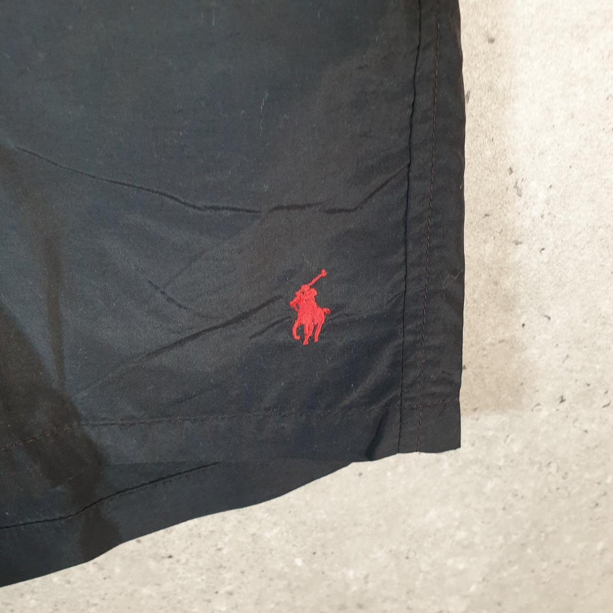 Vintage Ralph Lauren Polo Swim Shorts Swimming Cargo Men’s Medium Black Baggy