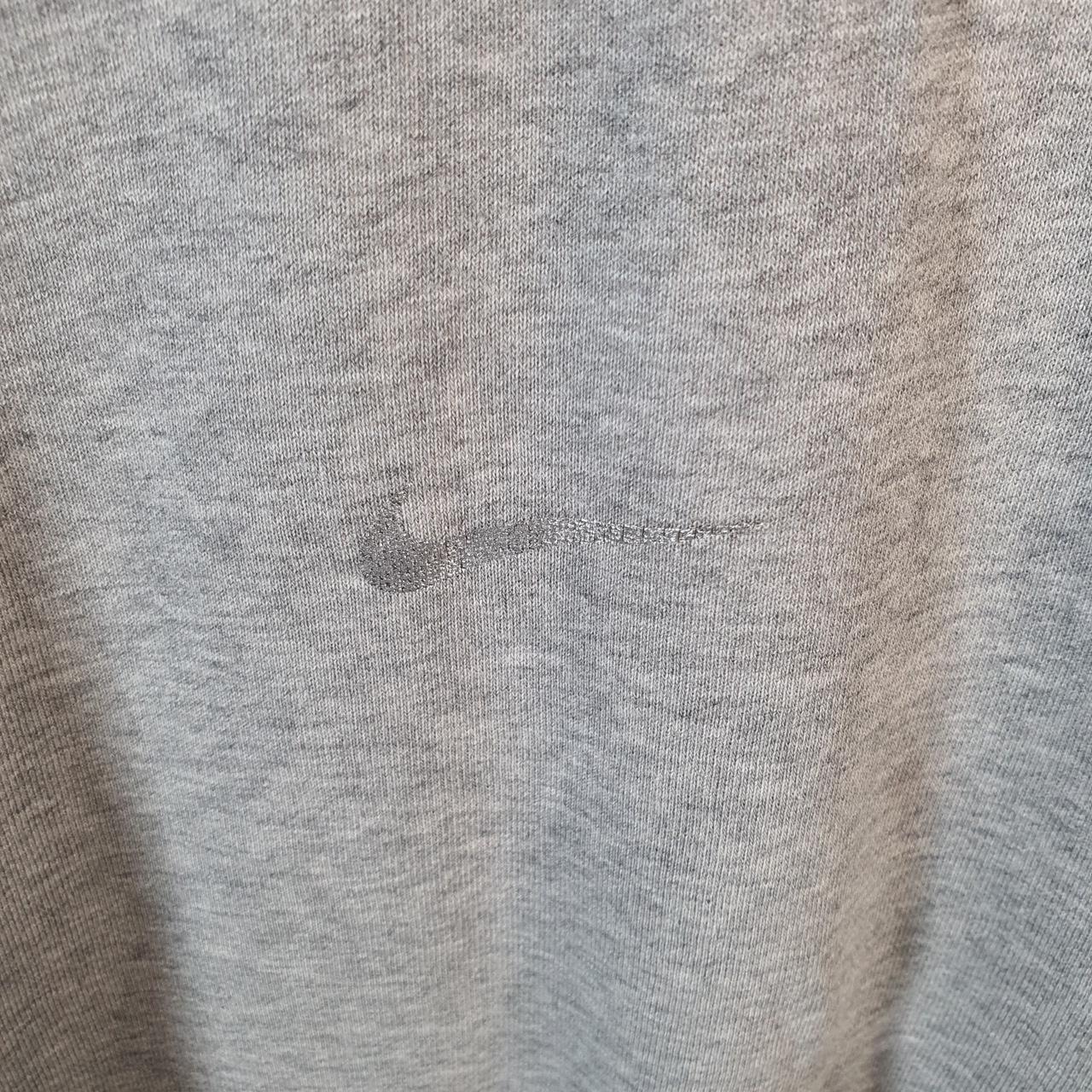 Vintage Nike Centre Swoosh Sweatshirt Womens Medium Grey Y2K Pullover