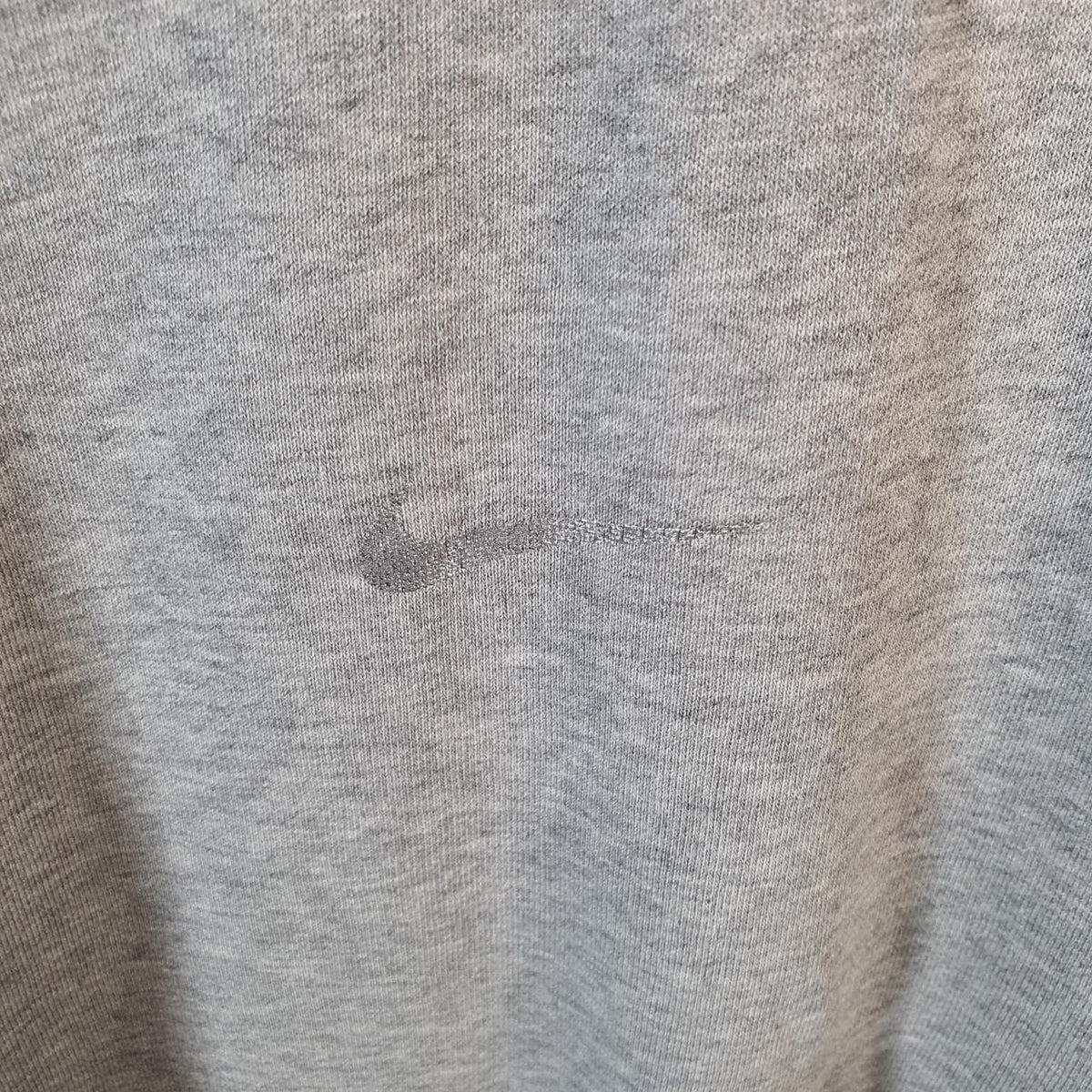 Vintage Nike Centre Swoosh Sweatshirt Womens Medium Grey Y2K Pullover