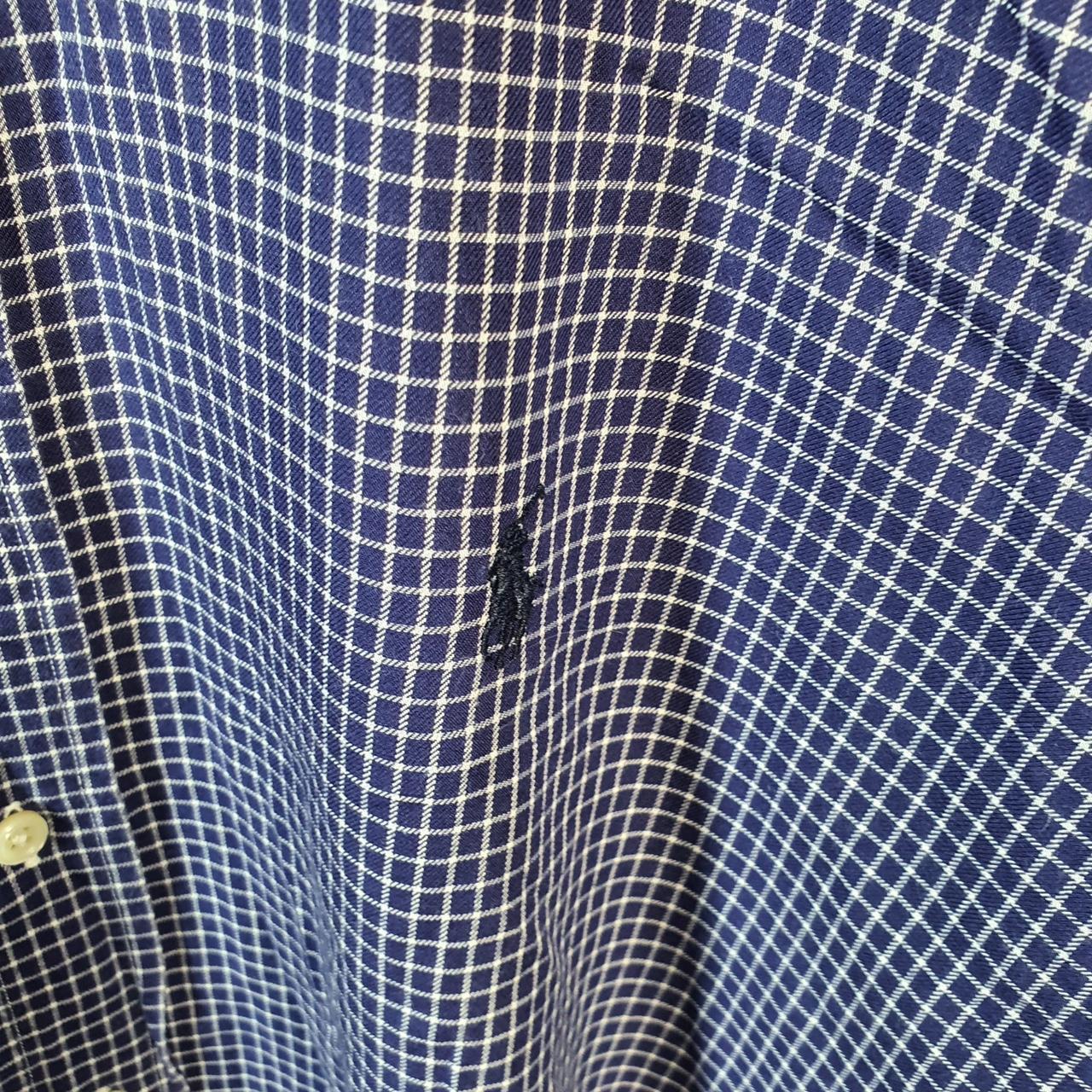Vintage Ralph Lauren Button Down Shirt Men’s 2XL Checkered Yarmouth Fit Pony Cotton