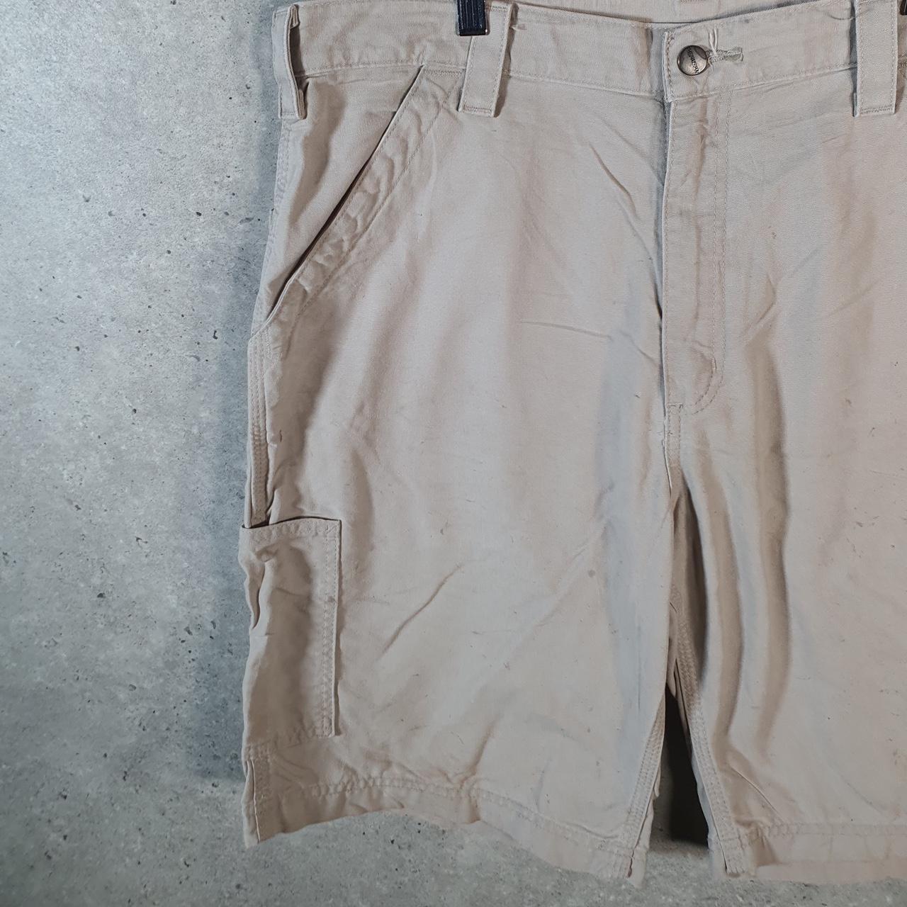 Vintage Carhartt Baggy Carpenter Shorts Jorts Cargo Men’s W36 Brown Original Fit Workwear Big Fish Vintage