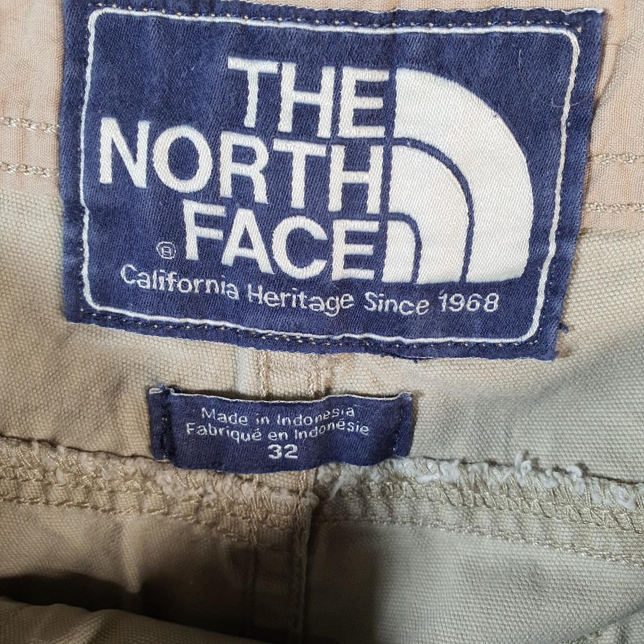 Vintage The North Face TNF Shorts Jorts Chino Cargo Men’s W32 Brown Baggy Cotton