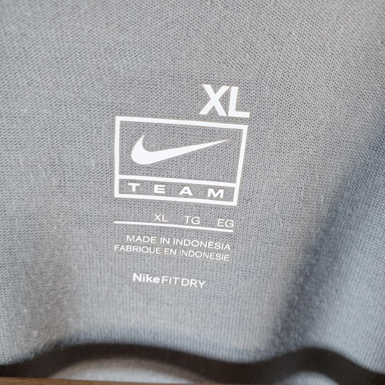 Vintage Nike Pro Performance Fit Dry T Shirt Men’s XL Grey Logo Printed Swoosh