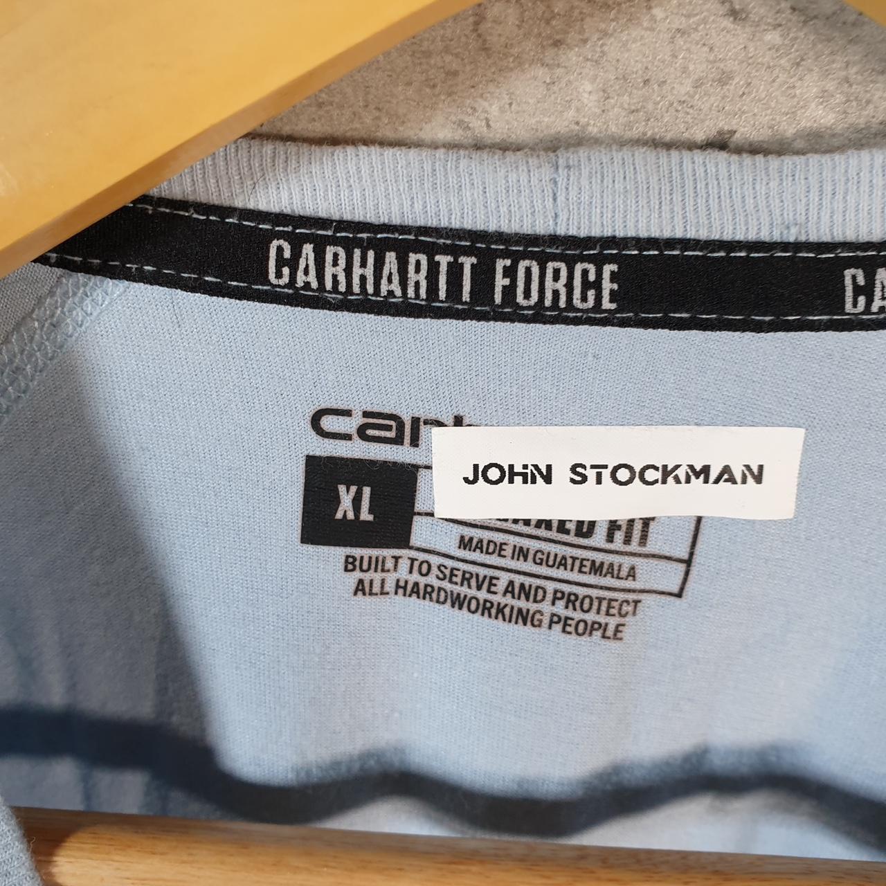 Vintage Carhartt Pocket T Shirt Men’s XL Blue Workwear Chore Utility Relaxed Fit C9289