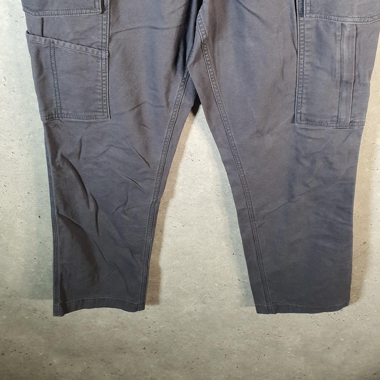 Vintage Carhartt Carpenter Trousers Mens W34 L30 Grey Relaxed Fit Workwear