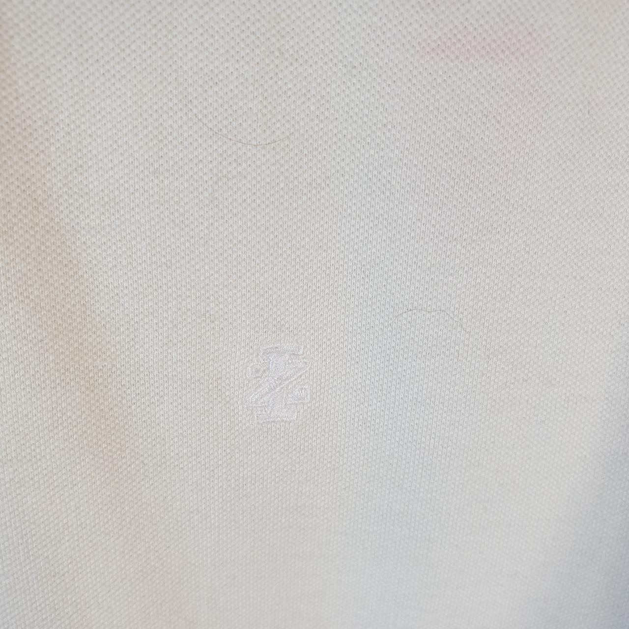 Vintage Izod Polo Shirt Men’s XL White Custom Fit Embroidered Logo