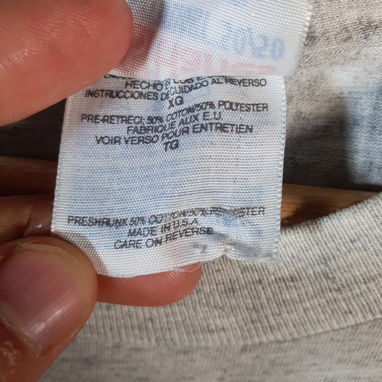 Vintage Hanes Antigua West Indies Map 90s USA Single Stitch T Shirt Men’s XL Grey