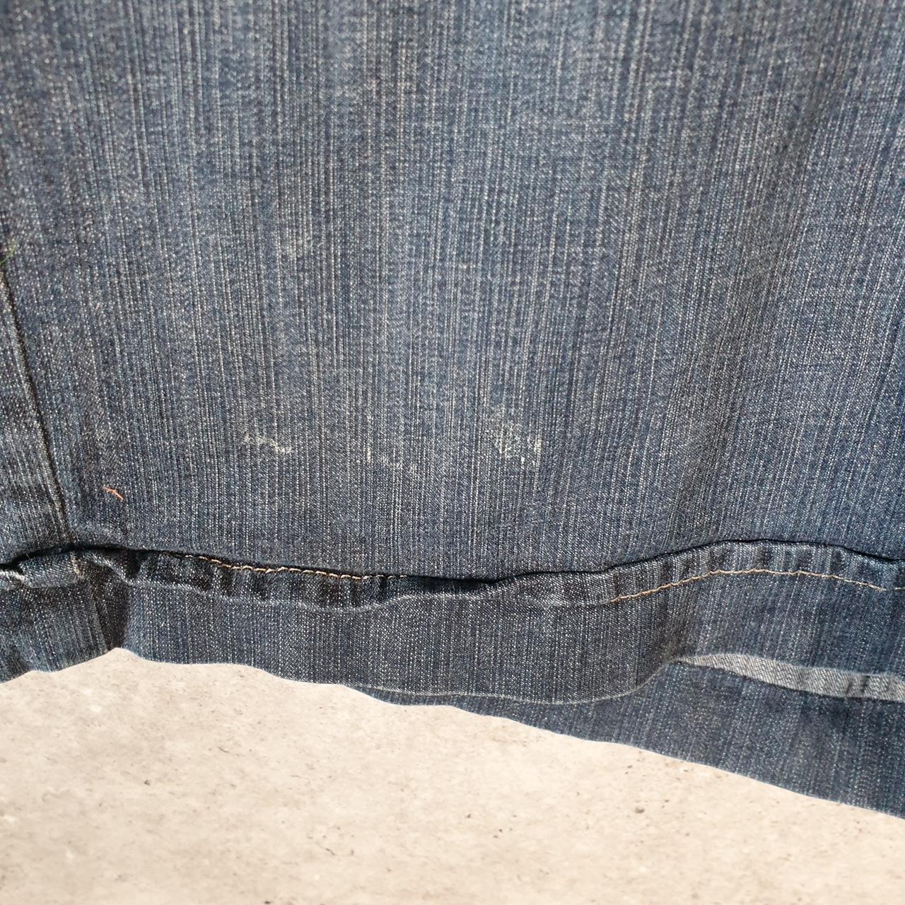 Vintage Lee Baggy Shorts Jorts Cargo Womens W36 Blue Relaxed Denim