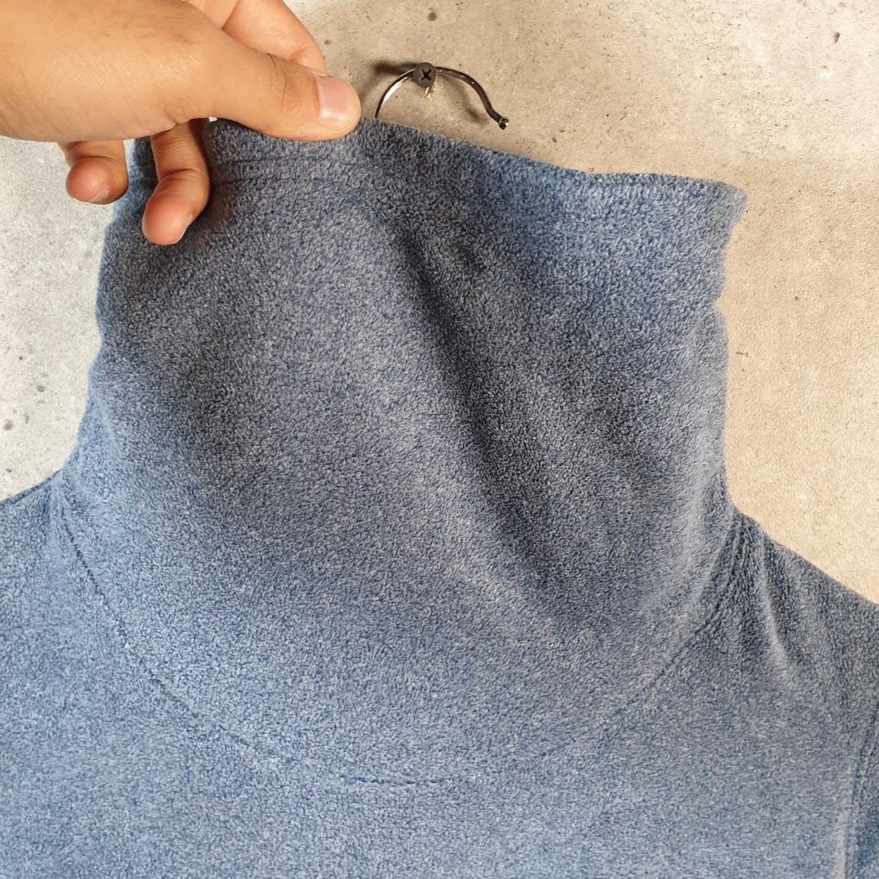 Vintage Nike Dri Fit fleece Sweatshirt Womens XS Blue Swoosh Y2K Pullover