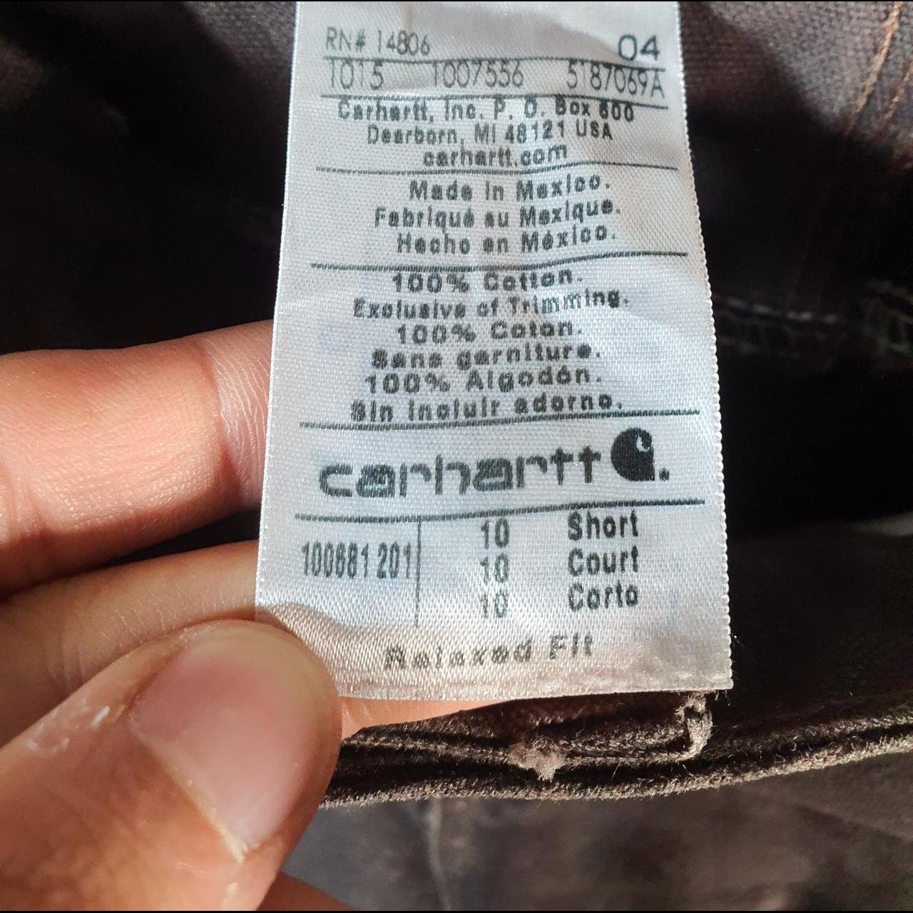 Vintage Carhartt Carpenter Double Knee Trousers Womens W34 L30 Brown Original Fit