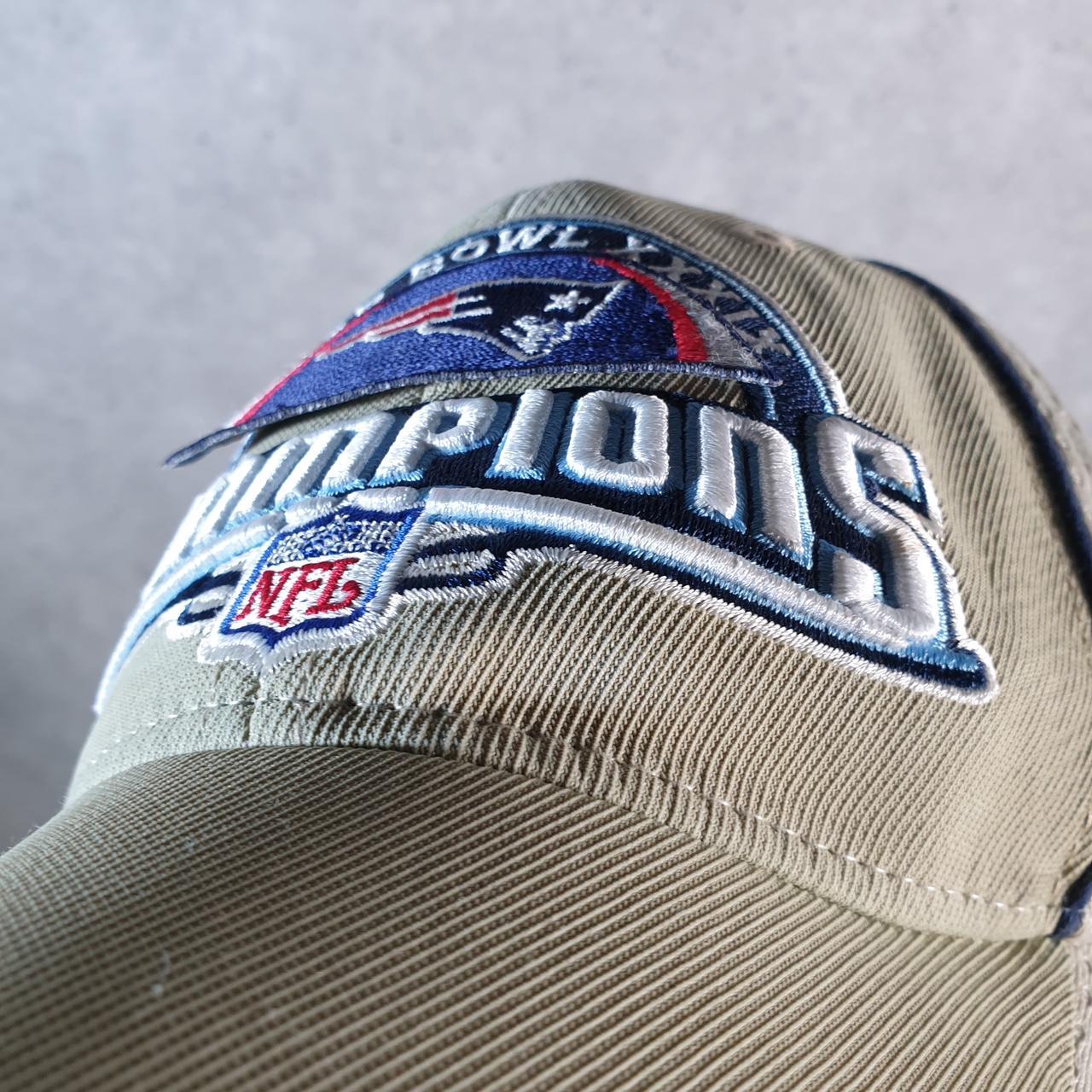 Vintage NFL New England Patriots Cap Men’s USA Spellout Athletic C8539