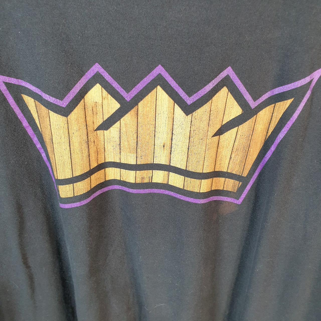 Vintage NBA Sacramento Kings Fanatic T Shirt Mens XL Black Logo Pro Sport