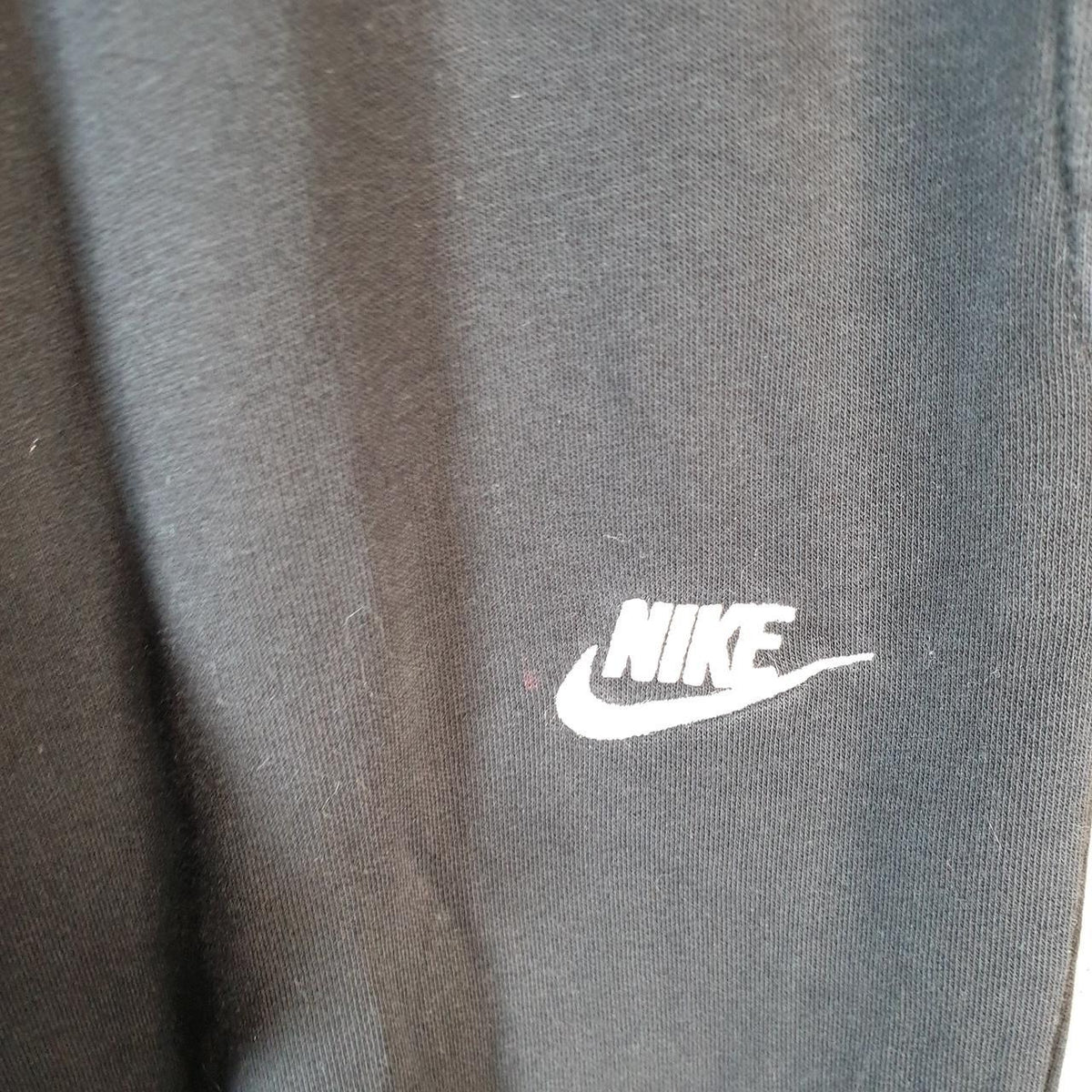 Vintage Nike Club Sweatpant Joggers Womens Large Black Swoosh Sports Tracksuit - Big Fish Vintage