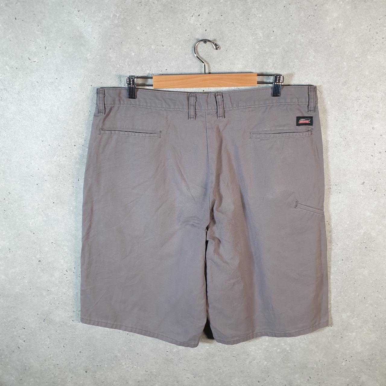 Vintage Dickies Baggy Chino Shorts Jorts Cargo Mens W38 Grey Loose Fit