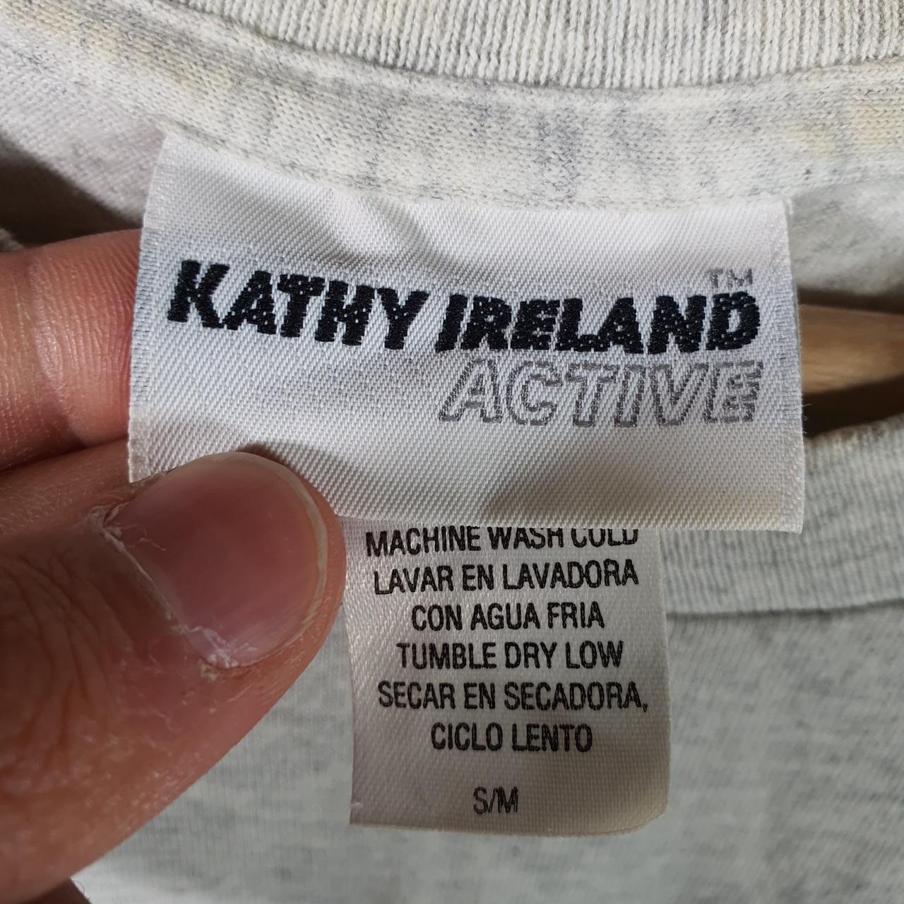 Vintage Kathy Island All Star Graphic 90s USA Single Stitch T Shirt Womens Small Grey