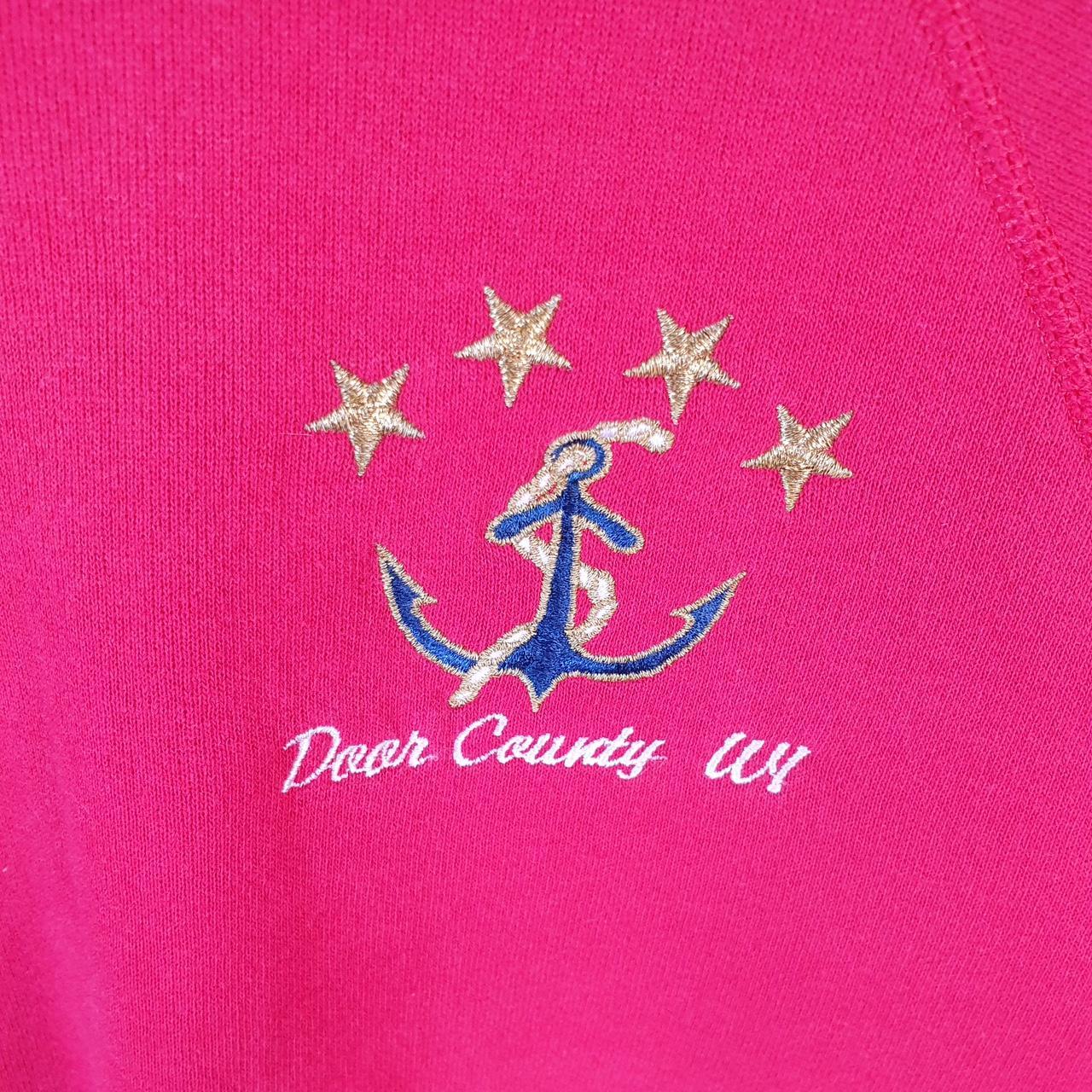 Vintage Lee Midweight Made In USA Sweatshirt Men’s XL Red Doon County Anchor
