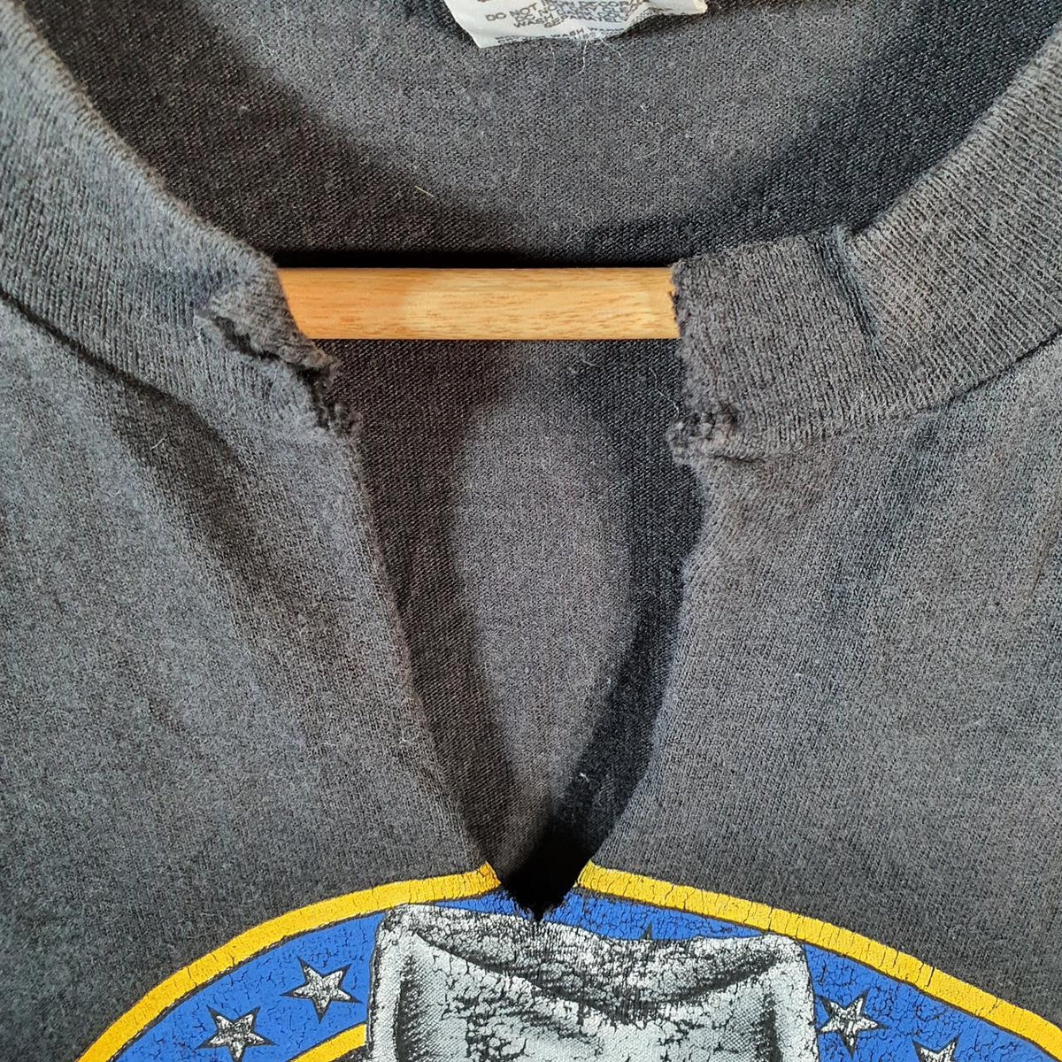 Vintage Fruit of the Loom American Civil War 90s USA Single Stitch T Shirt Men’s XL Black C9456