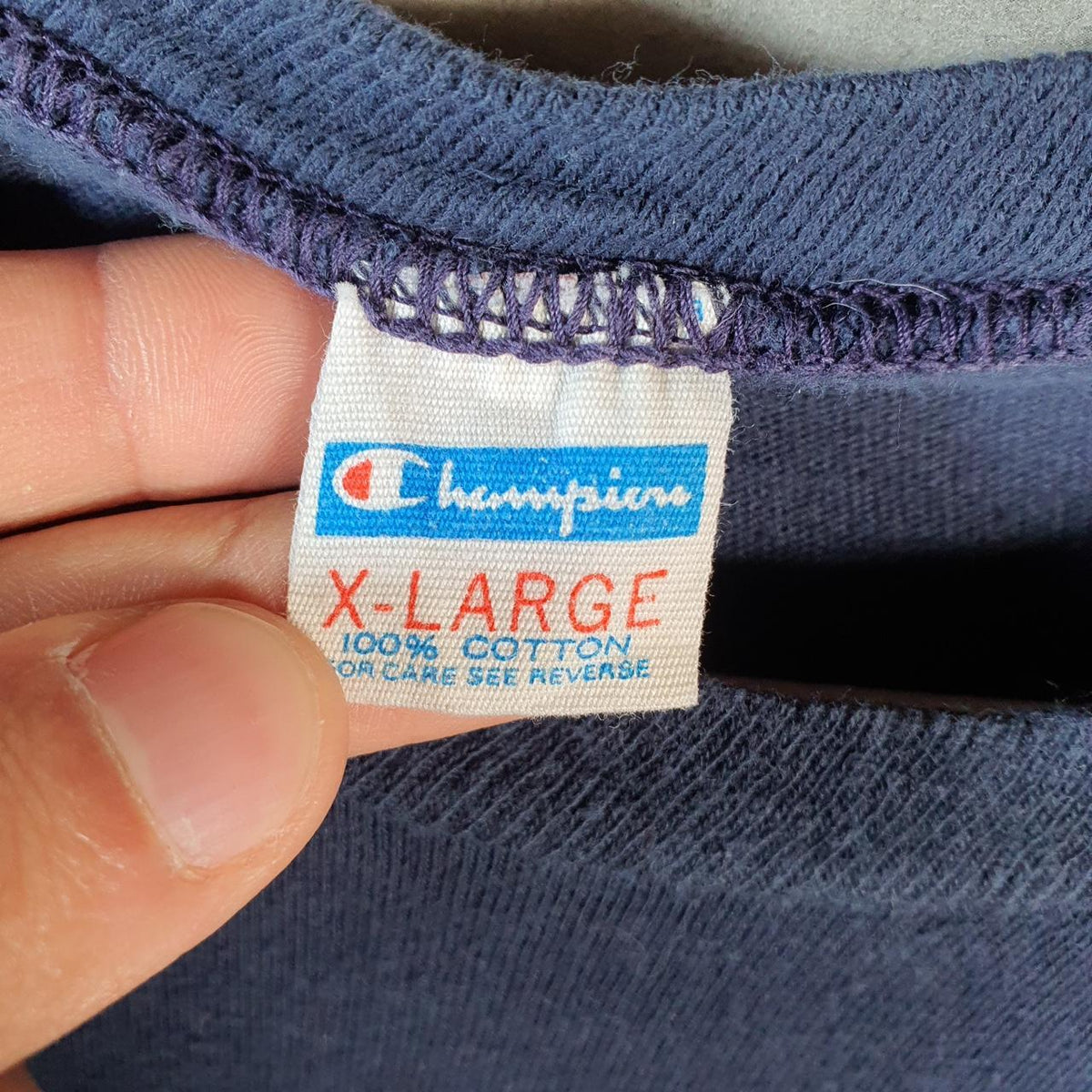 Vintage Champion Great Raft Race KRMG 90s USA Single Stitch T Shirt Men’s Small Blue