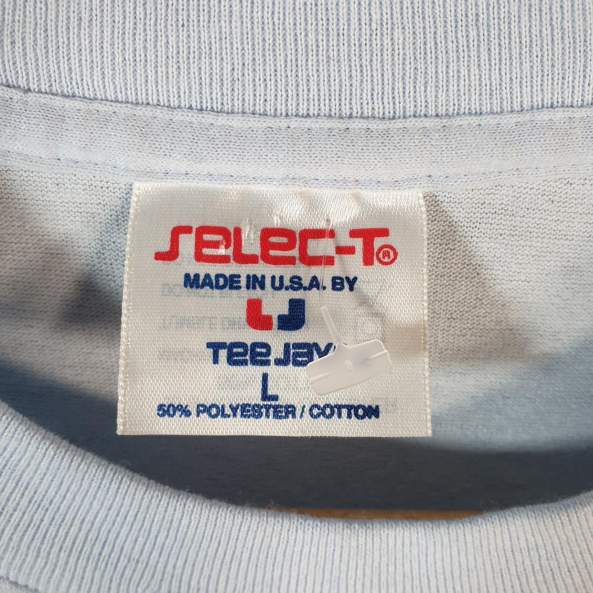 Vintage Sof Tee TeeJays Hawaii Sunset 90s Single Stitch T Shirt Men’s Large Blue C8789