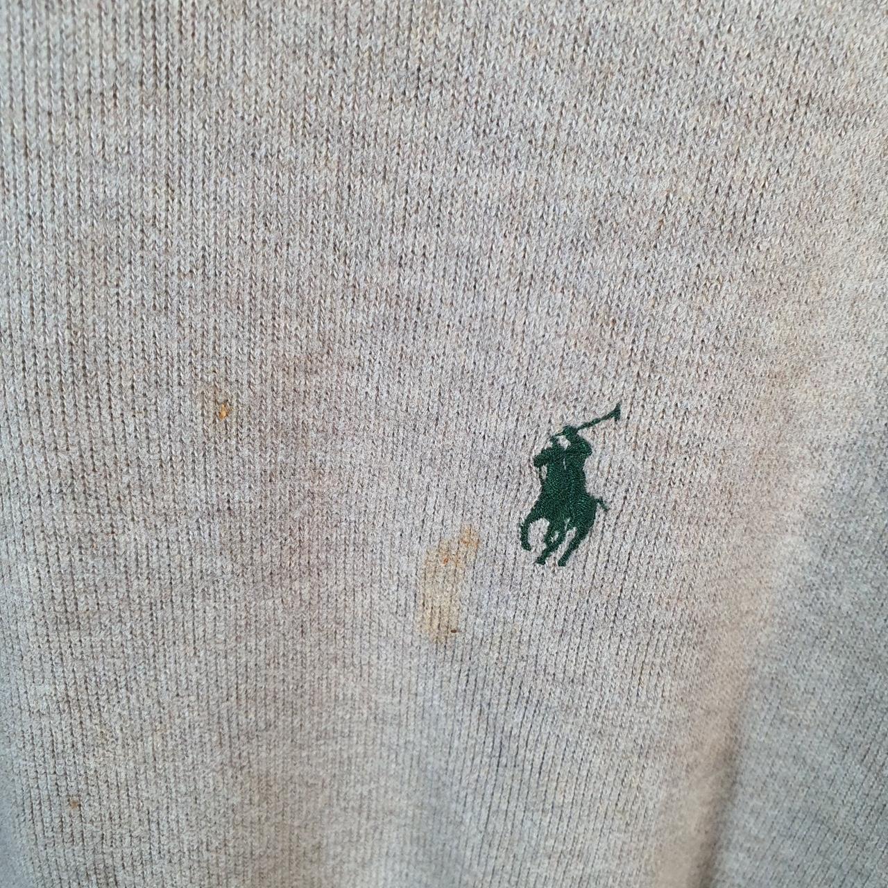 Vintage Ralph Lauren Polo 1/4 Zip Sweatshirt Men’s XL Beige Pullover Pony C8831