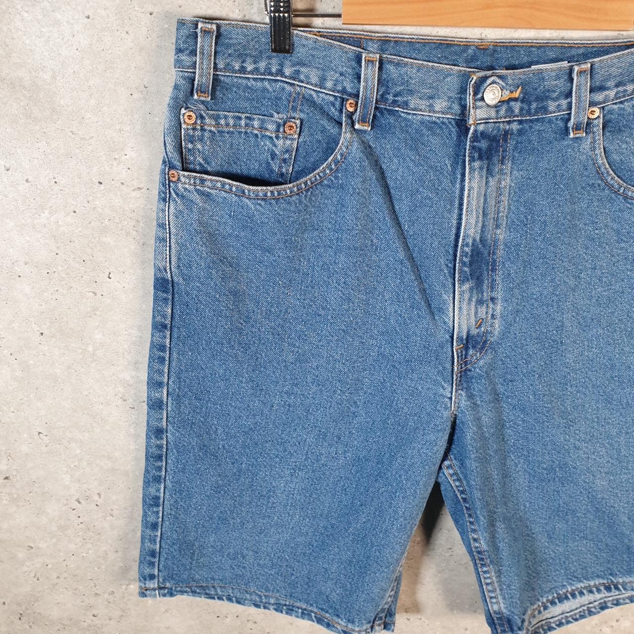 Vintage Levi’s 505 Baggy Shorts Jorts Cargo Men’s W38 Blue Relaxed Denim