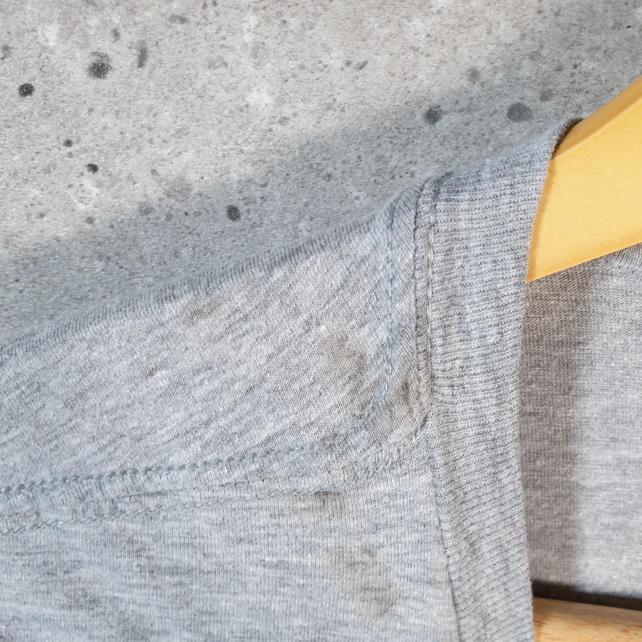 Vintage Adidas Amplifier Spellout T Shirt Men’s Large Grey Three Stripes Logo Athletic