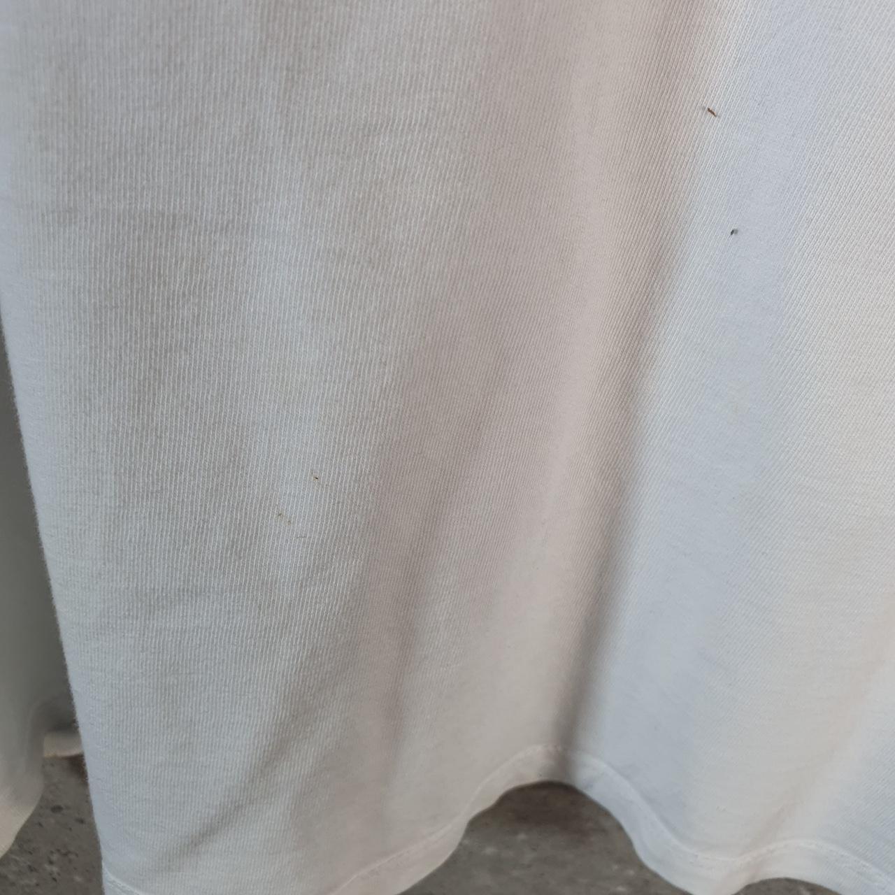 Vintage Levis Spellout T Shirt Shirt Womens 2XL Cropped Fit White Logo Athletic