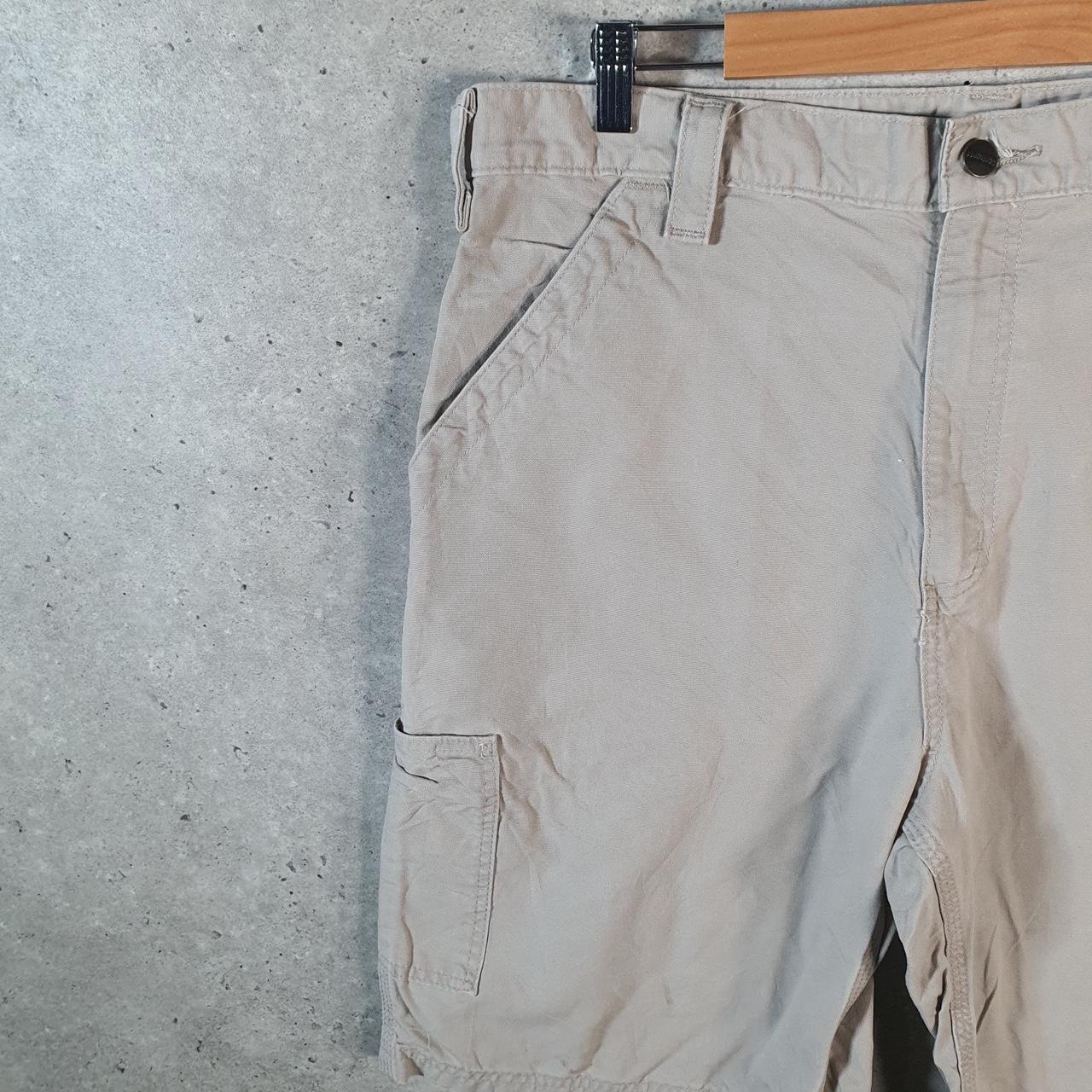 Vintage Carhartt Baggy Carpenter Shorts Jorts Cargo Men’s W36 Brown Relaxed Fit Workwear A4711