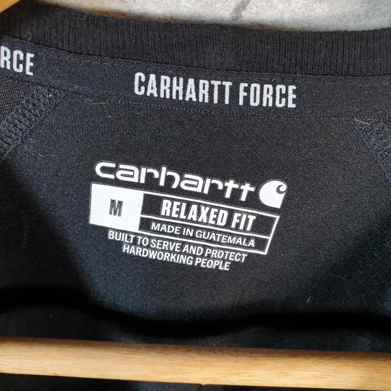 Vintage Carhartt Pocket T Shirt Men’s Medium Black Workwear Chore Utility Relaxed Fit C9354