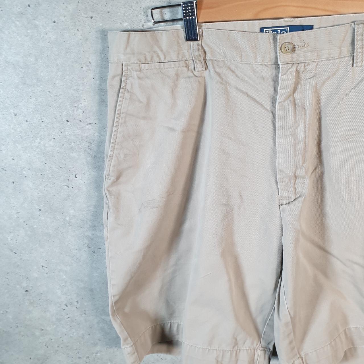 Vintage Ralph Lauren Polo Shorts Jorts Chino Cargo Men’s W36 Brown Baggy Cotton