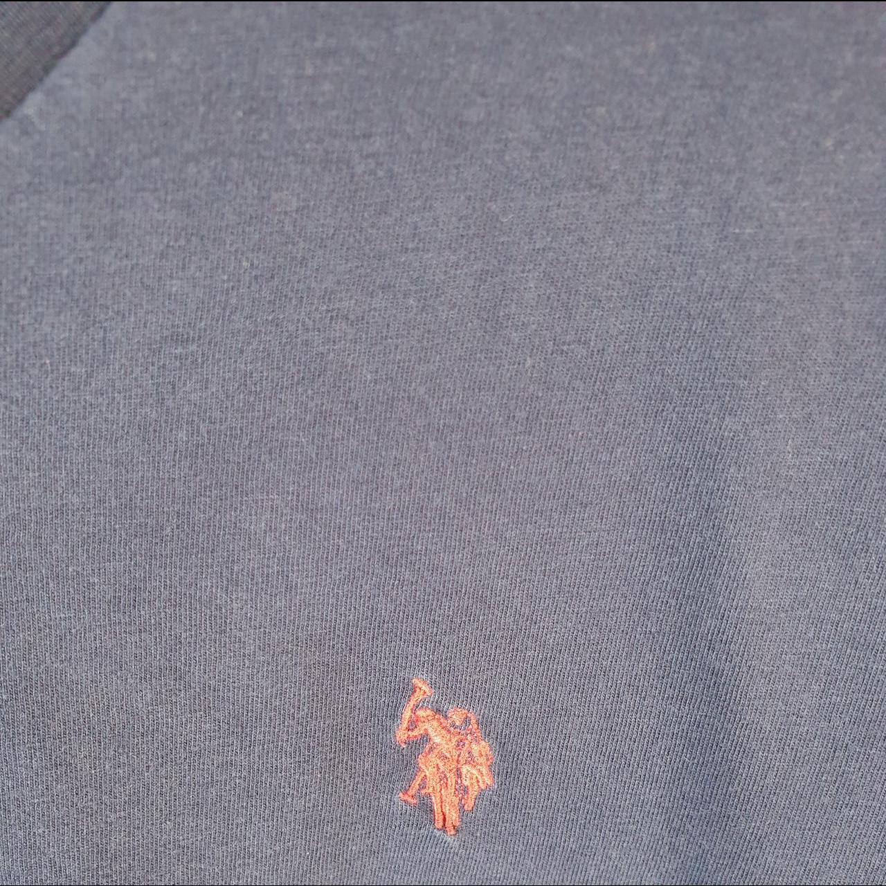 Vintage U.S. Polo Assn. Embroidered Logo T Shirt Mens Large Navy Blue Athletic Casual