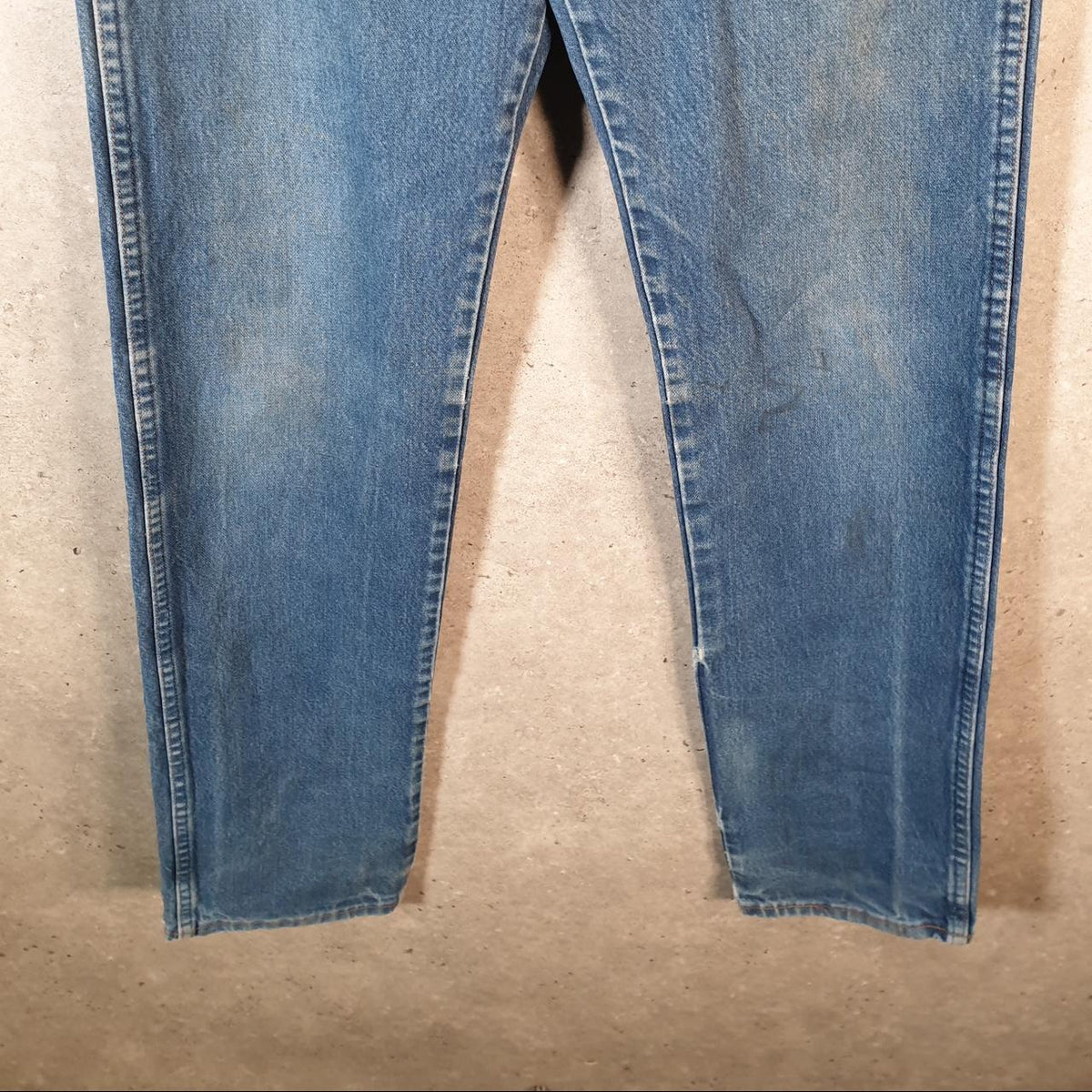 Vintage Wrangler Jeans Trousers Men’s W29 L34 Blue Logo Embroidered Big Fish Vintage