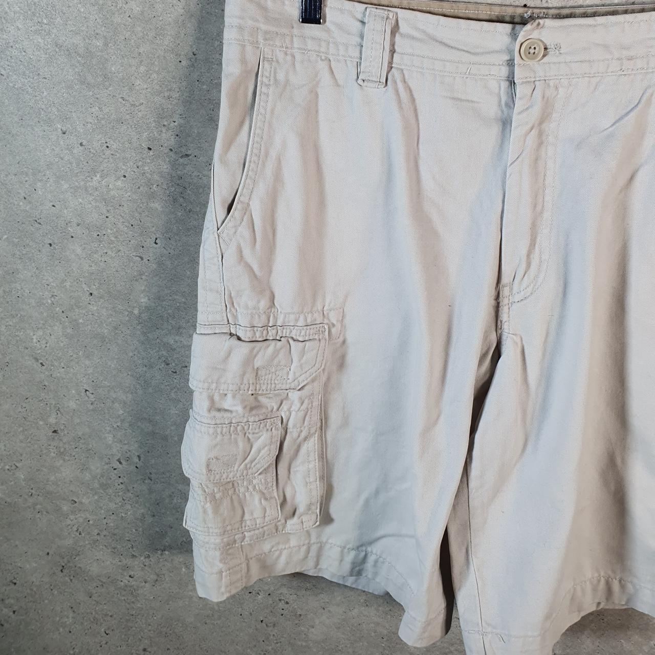 Vintage Dockers Chino Shorts Jorts Cargo Men’s W34 Beige Baggy Cotton A4418