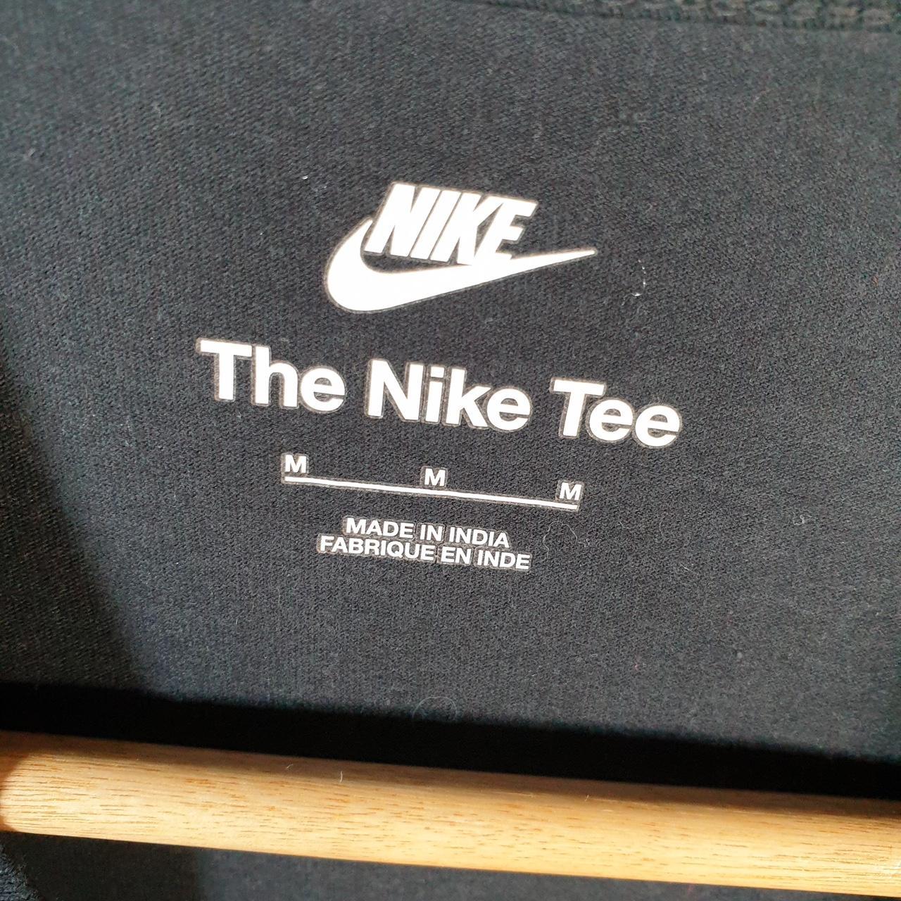 Vintage Nike Spellout Club T Shirt Men’s Medium Black Logo Swoosh Athletic