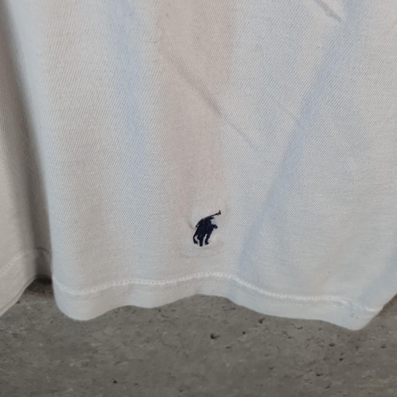 Vintage Ralph Lauren Polo Sport T Shirt Men’s Large White Classic Fit Embroidered Pony