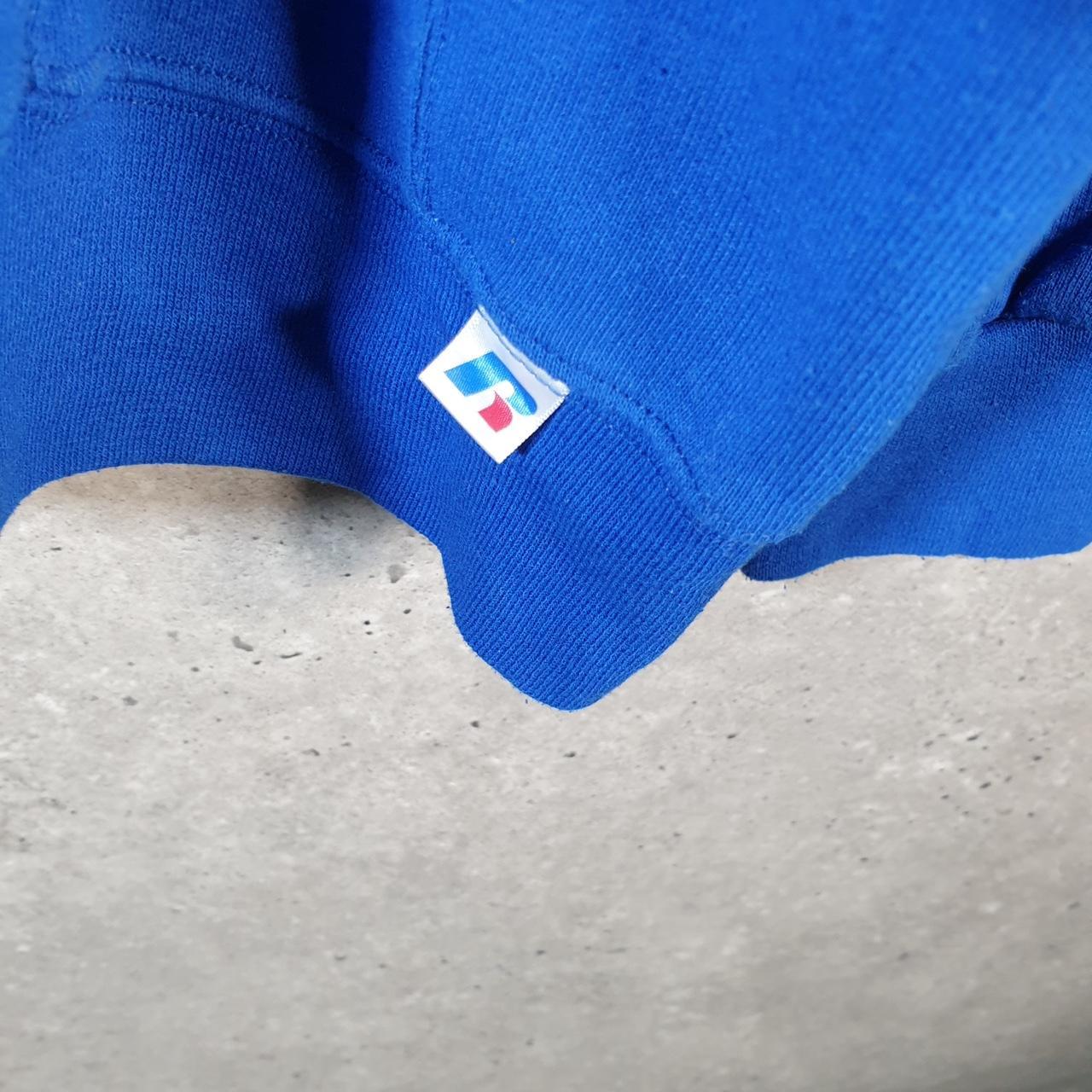 Vintage Russell Athletic Change Brings Opportunity Hoodie Men’s XL Blue Pullover Baggy