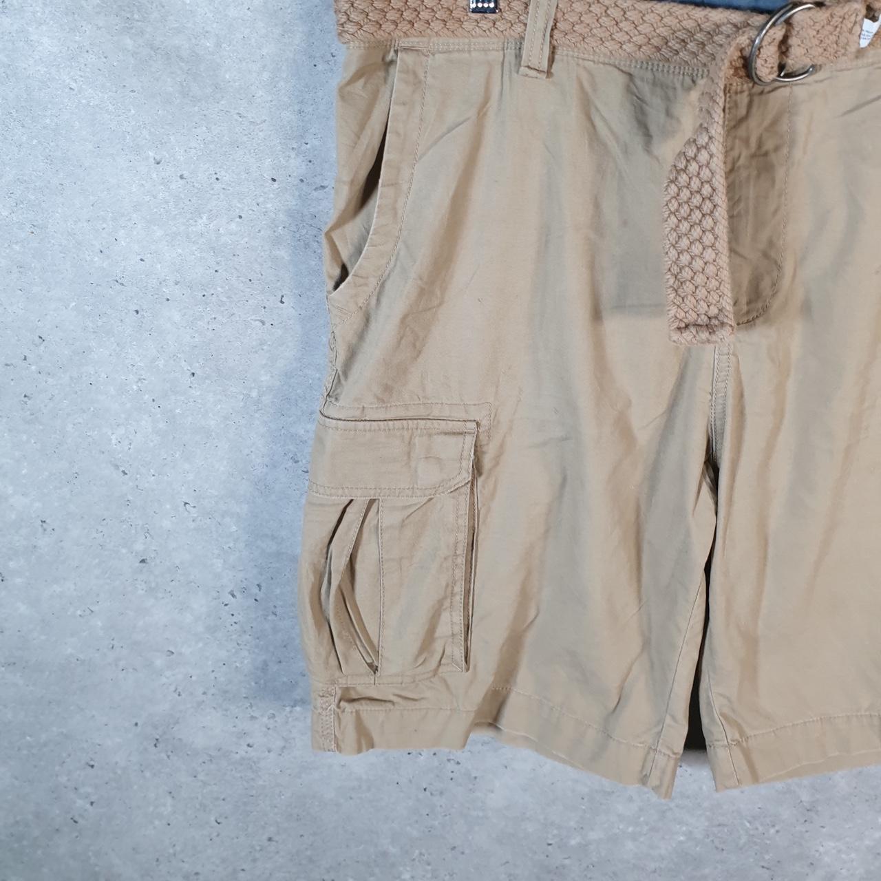 Vintage Tommy Hilfiger Chino Shorts Jorts Cargo Men’s W36 Brown Baggy Cotton