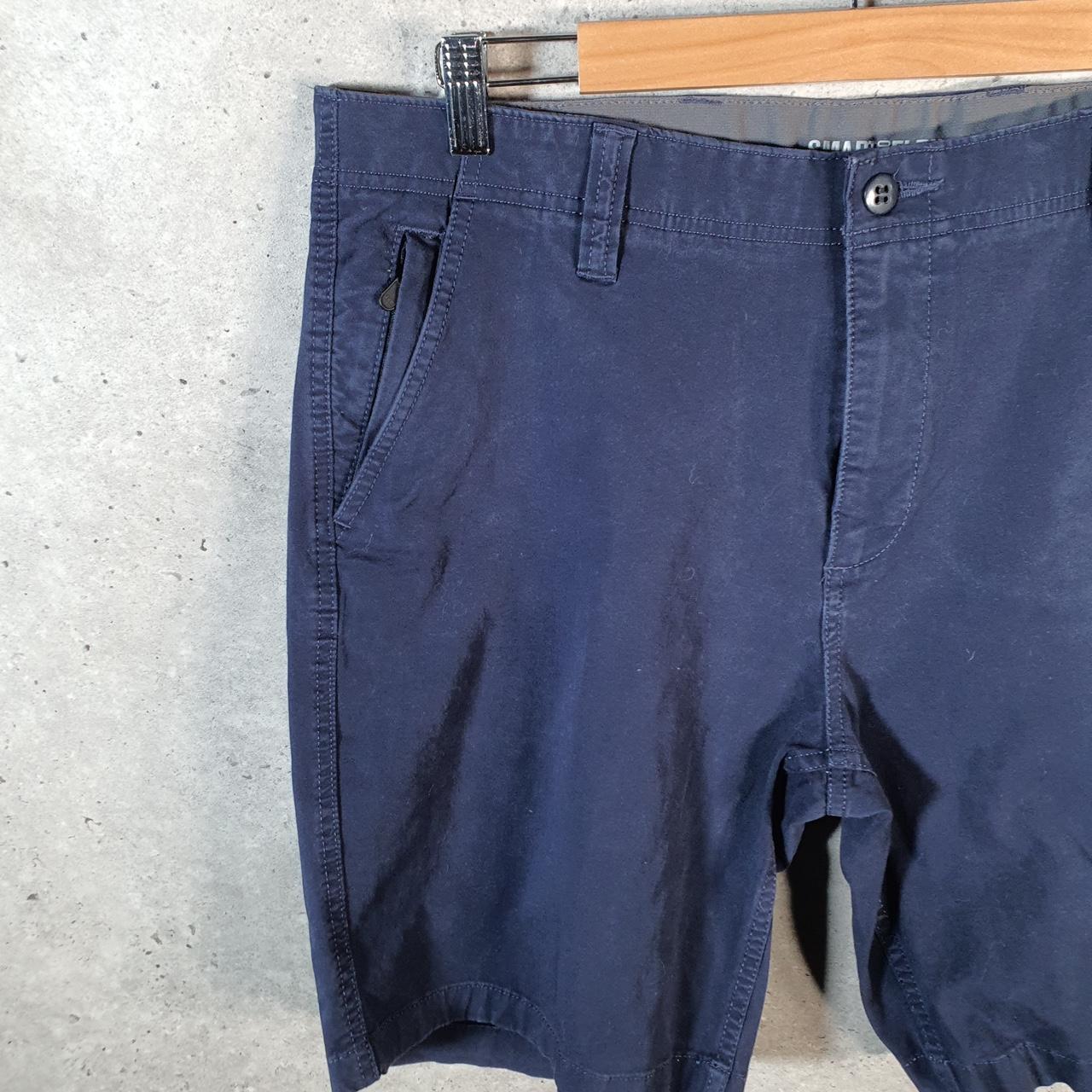 Vintage Dockers Golf Chino Shorts Jorts Cargo Men’s W36 Navy Blue Baggy Cotton